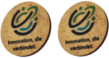 Druckmarken aus Holz