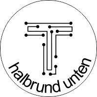 Halbrund unten Logo oben