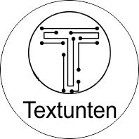 Logo oben Text unten