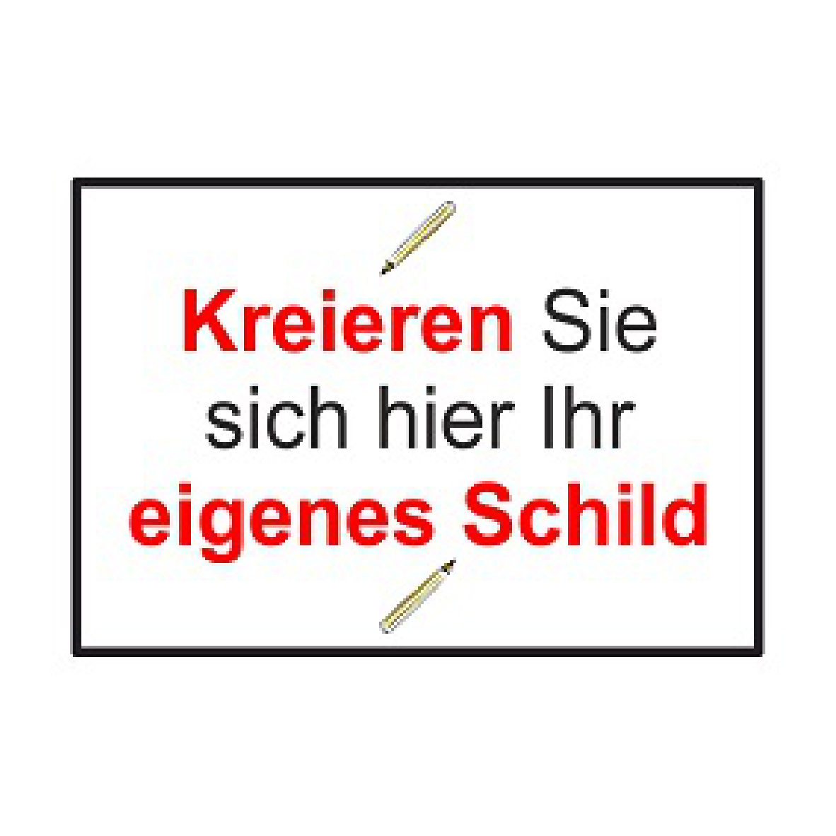 Individuelle Schilder